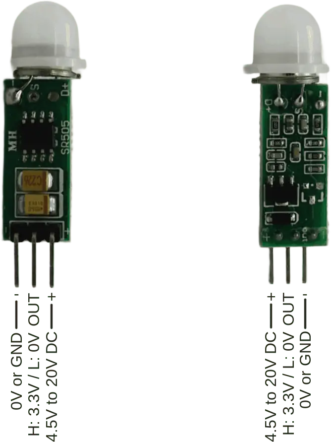 SR505 PIR sensor pinout