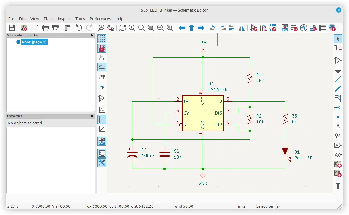 draw a circuit diagram: 555 timer circuit