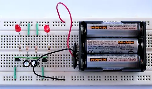 Learn About Electronics: A Simple Electronic Breadboard Circuit