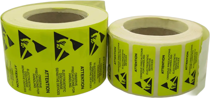 Electrostatic Discharge Warning Stickers