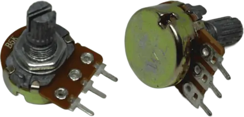How do potentiometers work: Example of two potentiometers
