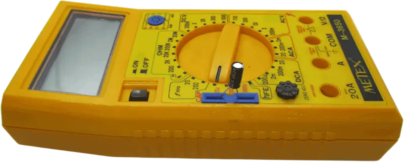 multimeter with capacitance testing