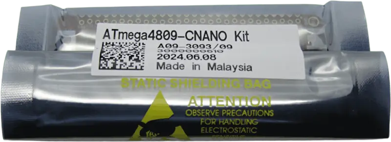 Circuit board in a static shielding bag