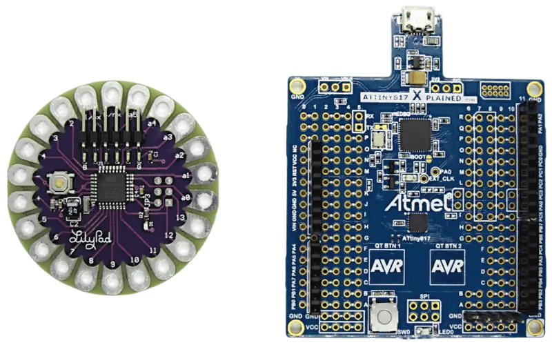 AVR assembly can be learned on AVR boards