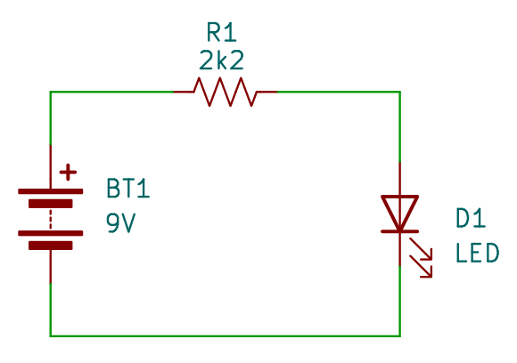 How to Read Circuit Diagrams: LED Series Circuit