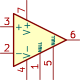 741 op-amp symbol