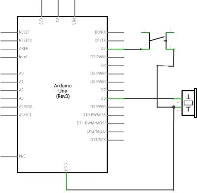 Arduino Uno Tone Project Circuit Diagram